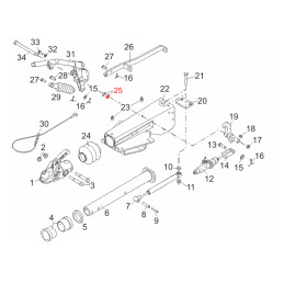 Podložka čepu páky ruční brzdy AL-KO 2,8VB, polyamid