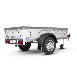 Plachta přes bočnice Handy 7, šedá