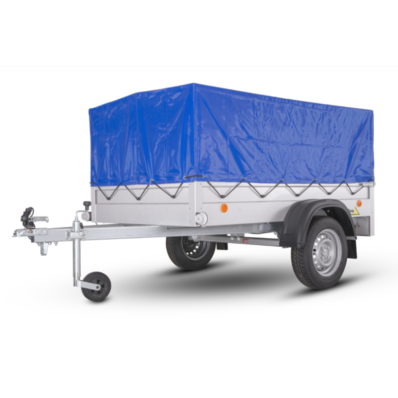 Plachta s konstrukcí Handy 7, podchozí výška 88 cm, modrá