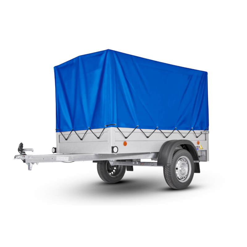 Plachta s konstrukcí Handy 8, podchozí výška 154 cm, modrá