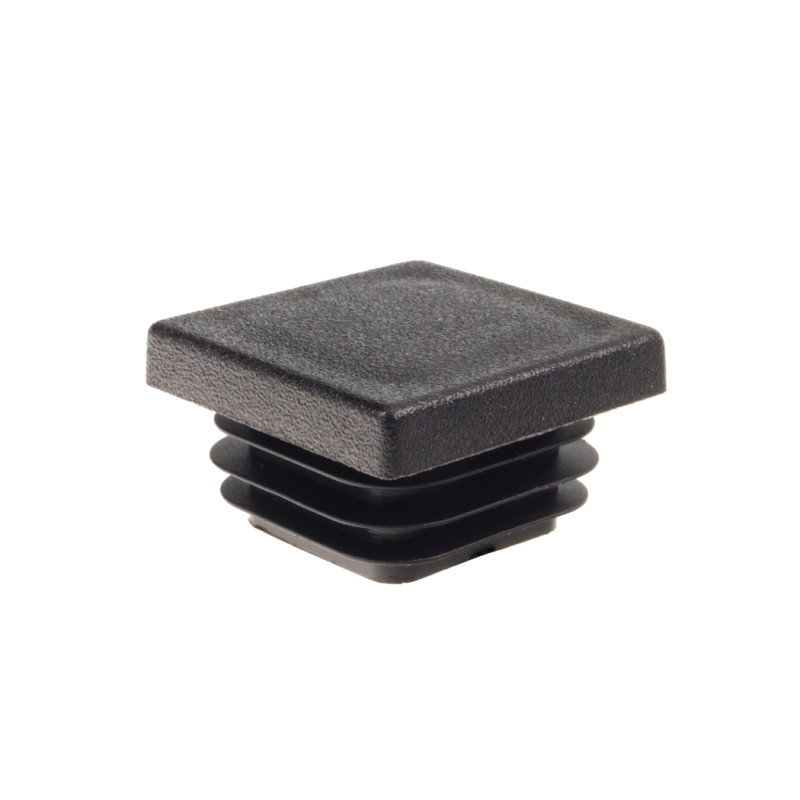 Záslepka do jeklu 30x30 mm černá