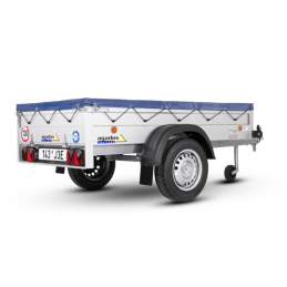 Plachta HANDY-15 přes bočnice + přísl., modrá RAL5013