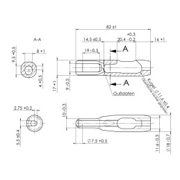 Spojka lanovod - rozpěrka AL-KO 3081