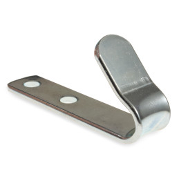 Háček ocelový k napínací gumě, pozink