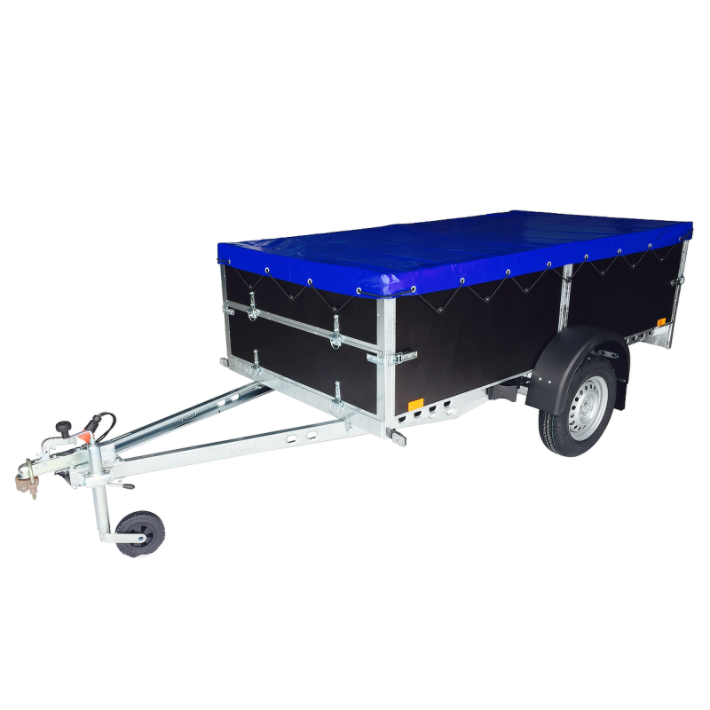 Plachta UNI/PROFI 8 přes bočnice, modrá RAL5013 + přísl.