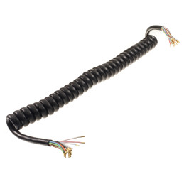 Kabel spirálový 15 žilový, 3,2 m