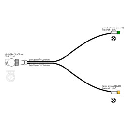 Kabeláž 4 m/13 pól/baj5, VAPP PRAKTIK/ECO 2, Lucidity komp.