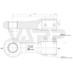 Tažné oko DIN 50 mm AL-KO (na trubku 60 mm)