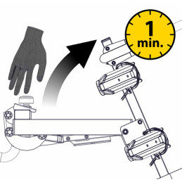 HAKR TRIP ELEKTRO MIDDLE nosič elektrokol na tažné zařízení