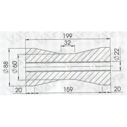 Rolna COMPACT kýlová pr. 88x199 mm/pr. 22 mm