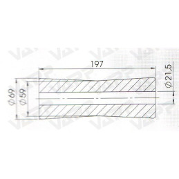 Rolna COMPACT kýlová pr. 69x197 mm/pr. 21,5 mm