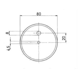Sklo svítilny Jokon PLR 272 přední obrysové