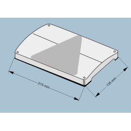 Sklo svítilny AJ.BA FP40,K L/P-BL/BR/KO/ML