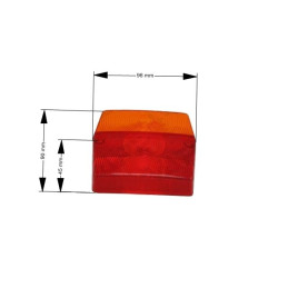 Sklo svítilny Fristom MD-2, L/P-BL/BR/KO