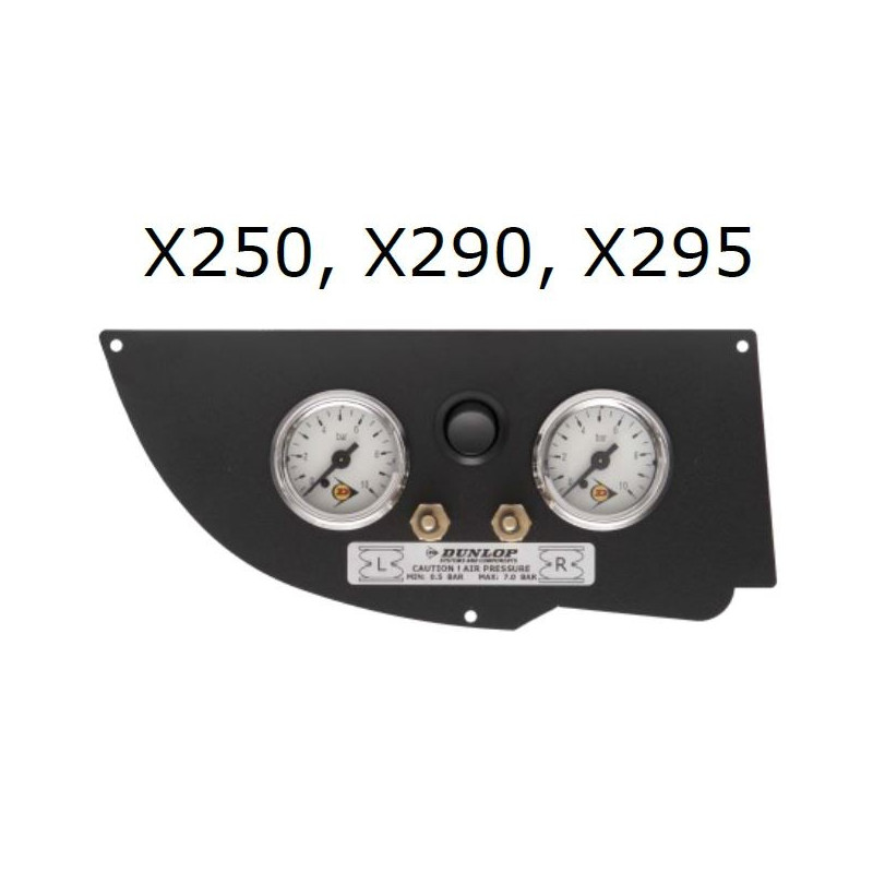 Manometr 1 s panelem X250 pro vzduchové pérování Dunlop