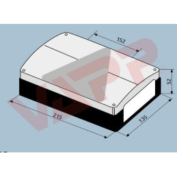 Svítilna AJ.BA FP40 sdružená, L-BL/BR/KO/ML/RZ, baj5