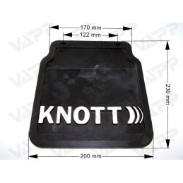 Zástěrka KNOTT 200x230 mm