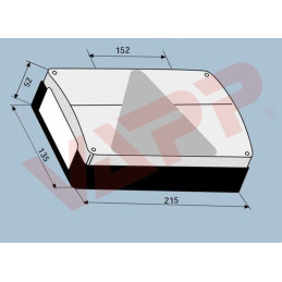 Svítilna AJ.BA FP40 sdružená, P-BL/BR/KO/RZ, baj5