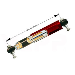 Tlumič k nápravě AL-KO Octagon Plus červený (do 2000 kg/1 náprava)