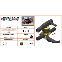 Ford Ranger (2000-2012) 4WD - vzduchové pérování DUNLOP
