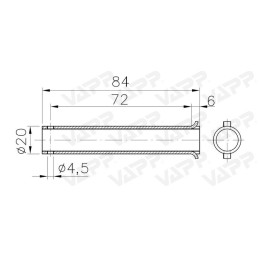 Osička k opěrnému kolečku WW ST 48/200 V(B)