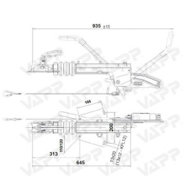 Nájezdová brzda KNOTT KF17-E (GF)