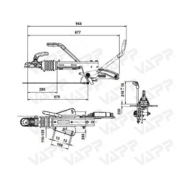 Nájezdová brzda KNOTT KF27-B (GF), náhrada za KF27-A
