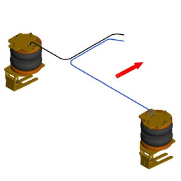 Opel Campo, Vauxhall Brava (1992-2001) - přídavné vzduchové měchy DUNLOP