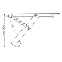 Opěrná noha ADS 460V