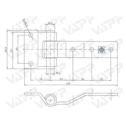 Pant bočnic WW BSCH 30-1, nerozebiratelný