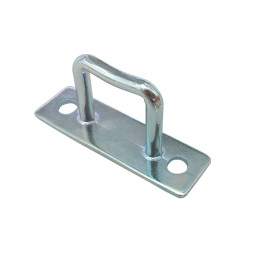 Třmen hranatý malý pro upnutí plachty, pozink