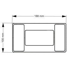 Sklo svítilny Jokon 2002, P-BL/BR/KO/ML