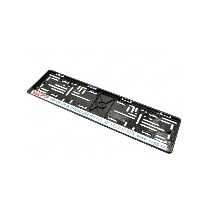 Podložka pod registrační značku (SPZ), potisk VAPP