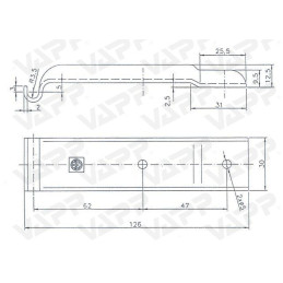 Závěr bočnic - protikus BVG 10-B vyhnutý