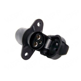 Zásuvka 3 pólová pro traktory a zem. stroje (25A)