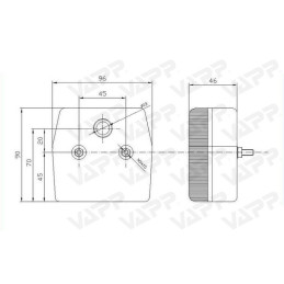 Svítilna sdružená Fristom MD-2 L/P-BL/BR/KO/RZ