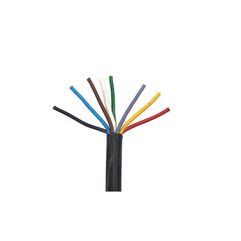 Kabel 8x (7x1 + 1x1,5), osmibarevný, metráž
