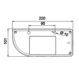 Sklo svítilny Jokon 821, L-BL/BR/KO/CO/ML