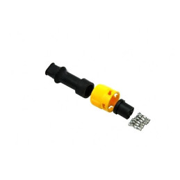 Zástrčka - bajonet Jokon 6-pólový žlutý, 2 vývody