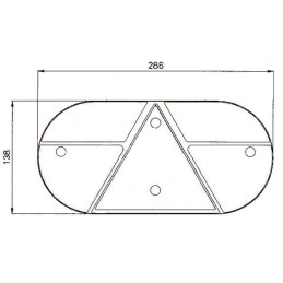 Sklo svítilny Jokon 610 (pro všechna provedení)
