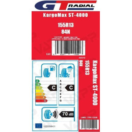 Kolo 155 R13 84N Kargomax XL ST-4000 M+S, 4,5J, ET30, 100x4