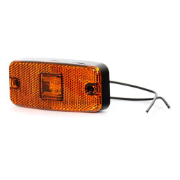 Svítilna boční obrysová LED WAS W46, 12-24V, s odrazkou