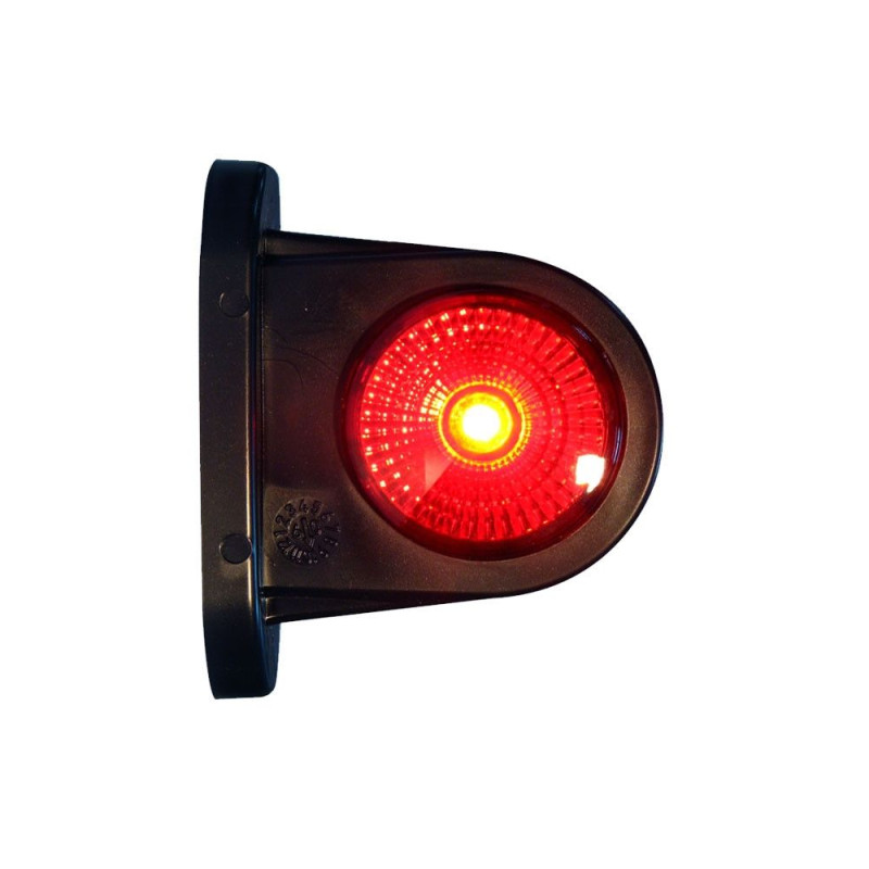 Svítilna doplňková obrysová LED WAS 296BC, 12-24V, P/L 78 mm