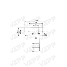 Svítilna SAW sdružená, L-BL/BR/KO
