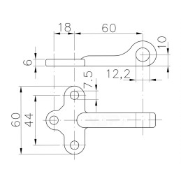 Winterhoff WVG 10-A protikus závěru bočnic (karháku) WV 10