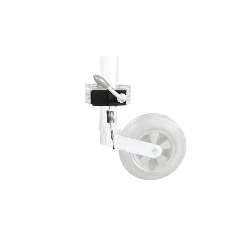 Pojistka blokovací proti vysunutí opěrného kolečka