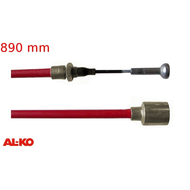 Lanovod brzdový AL-KO Profi Long life 890/1086 mm rychlomont. (s čočkou)