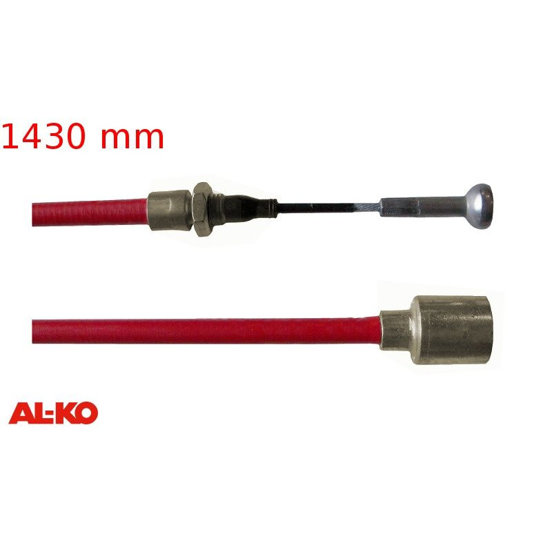 Lanovod brzdový AL-KO Profi Long life 1430/1626 mm rychlomont. (s čočkou)