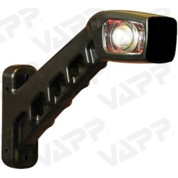 Svítilna doplňková obrysová LED WAS 239L, 12-24V, levá, 187 mm