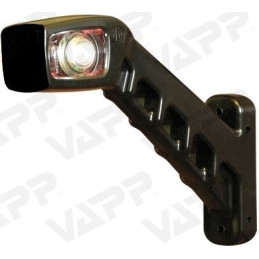 Svítilna doplňková obrysová LED WAS 239P, 12-24V, pravá, 187 mm